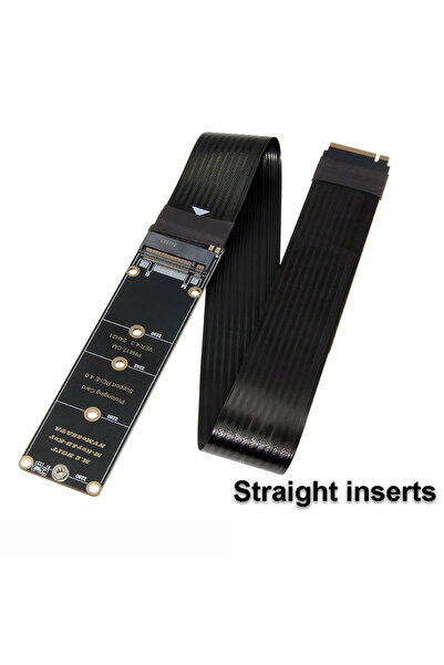 Choice Straight in NGFF M.2 M-KEY NVME PCIE Extension Cable And Riser Card PC...