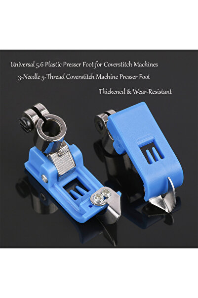 Choice 01 ترجمة: قدم ضاغطة بلاستيكية لآلة الخياطة المغطاة W500 (5.6 مم)