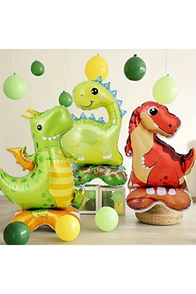 Choice أخرى 3 قطع 1/3 قطعة قاعدة حامل بالونات حيوانات حفلة الغابة ديناصور تير...