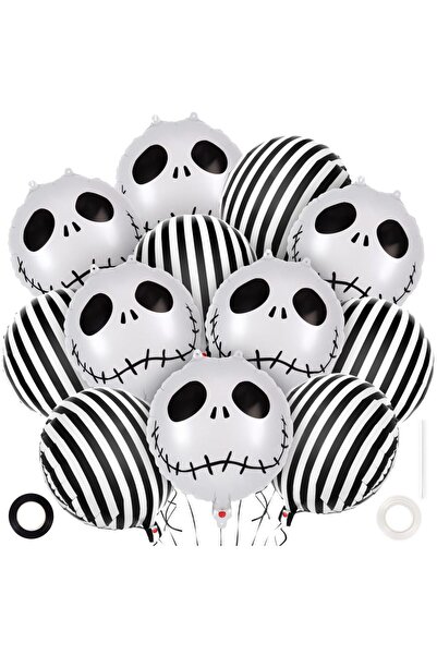 Choice مجموعة بالونات الهالوين من رقائق الألومنيوم، مقاس 20 بوصة، بيضاء اللون...