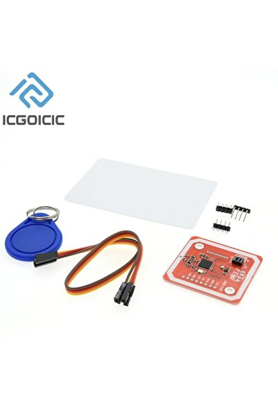ICGOICIC وحدة PN532 وحدة PN532 NFC RFID اللاسلكية الإصدار 3 مجموعات المستخدم وضع القارئ والكاتب IC S50 بطاقة PCB هوائي