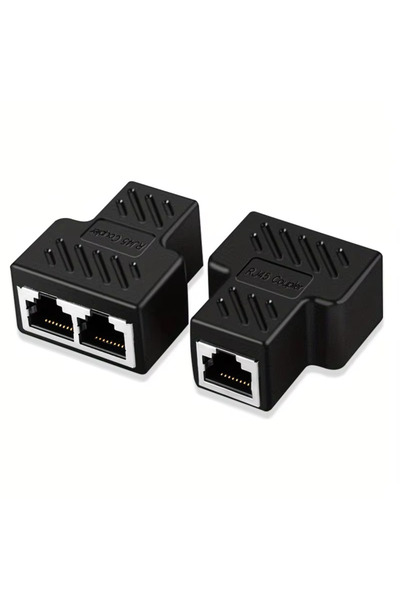 Choice قطعتان من موصل RJ45 1 إلى 2 موصل RJ45 Cat6 Cat5e كابل إيثرنت موسع محول...