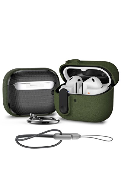 Choice جراب واقٍ بقفل أمان لهاتف Galaxy Buds 3 من Fluffy Green لهاتف Buds 3 /...