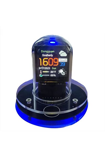 Choice ساعة نيكسي أنبوبية زجاجية ذكية مزودة بخاصية واي فاي ومضيئة، ساعات أنبو...