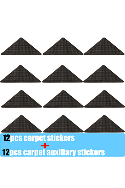 Choice 15x11x0.2cm 3set 1-5set Triangle Non Slip Rug Grippers Reusable Anti Slip Carpet Pads Rug Corner Gr