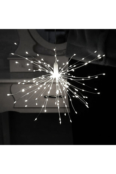 Choice سلسلة أضواء ألعاب نارية بيضاء باردة مكونة من 200 مصباح LED لزهور جارلا...