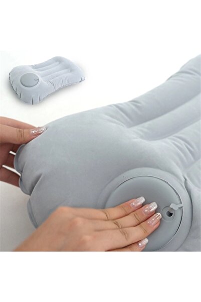 Choice See below for size descriptions Light Grey Camping Inflatable Pillow Portable Ultralight Travel Hiki