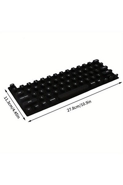 Choice black 1pc Silicone Laptop Keyboard Film Long Nails Convenient Typing A...