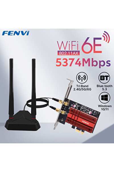 Choice AXE3000 Pro FENVI WiFi Adapter WiFi 6E AXE3000 Pro Tri Band 2.4G/5G/6Ghz Bluetooth 5.3 802.11AX Game