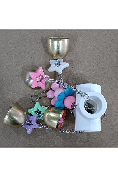 Choice مجموعة واحدة من أجراس قفص الطيور، قلادات زخرفية لقفص الطيور الأليفة، أ...