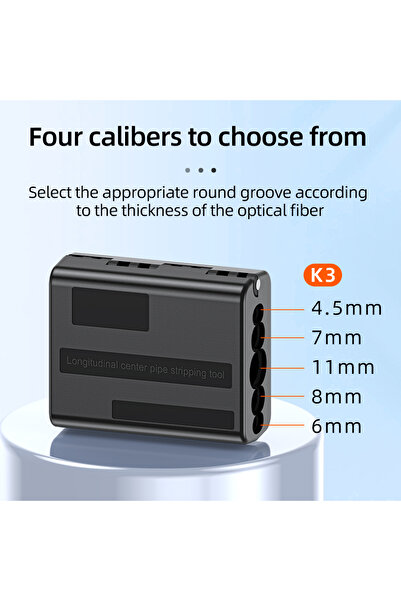Choice K3 K1/A-09 Fiber Optic Longitudinal Bundle Tube Stripper 1.5-33mm Slitter Single-core/Ribbon-shaped
