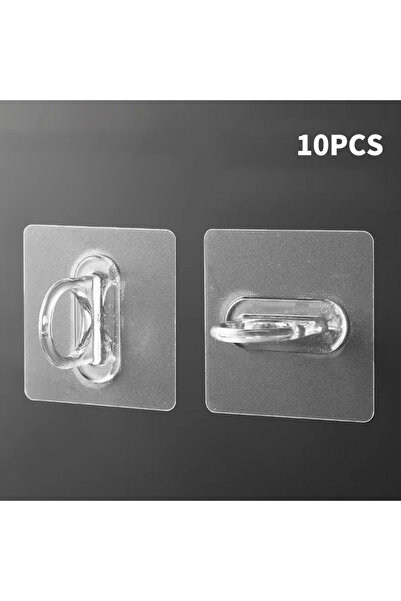 Choice 10 قطع 5 قطع/10 قطع خطاف حلقي شريط شفاف للتخزين بدون ثقوب لغسول الجسم ...