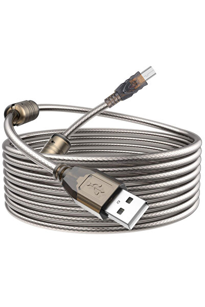 Choice كابل طابعة USB بطول 15 مترًا، كابل طابعة USB 2.0 نشط بطول 20 مترًا، كا...