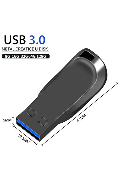 Choice 128 GB USB-H High-Speed Metal Rod USB Flash Drive 3.0 Pendrive - 128GB 64GB 32GB 16GB 8GB - Durable