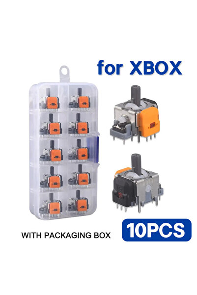 Choice لـ XBOX-10PCS 10 قطع عصا تحكم ثلاثية الأبعاد عالية الدقة بدون انجراف و...