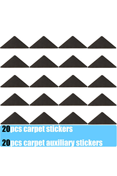 Choice 15x11x0.2 سم 5 مجموعات 1-5 مجموعات مثلثة غير قابلة للانزلاق وسادات سجاد مضادة للانزلاق قابلة لإعادة الاستخدام زاوية السجاد Gr