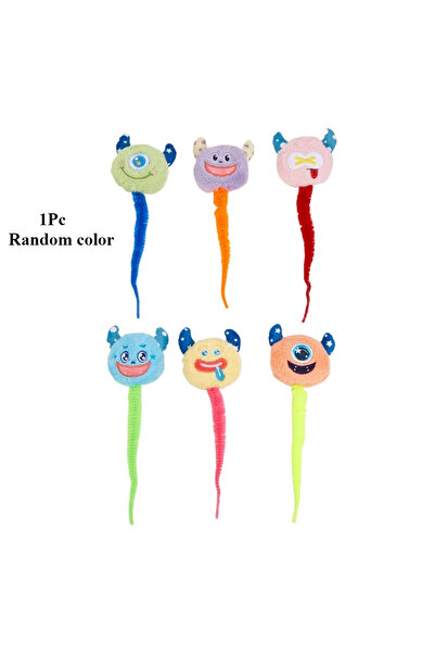 Choice لعبة تفاعلية للقطط بألوان عشوائية، ألعاب قطط وحشية محشوة، لعبة قطط داخ...