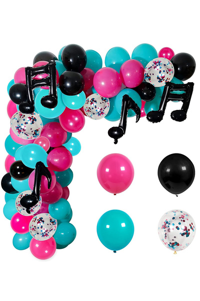 Choice 10inch HG387 126 Pieces of Music Notes, Dance Themes, Family Gathering...