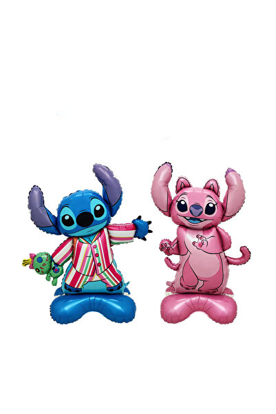 Miniso بالونات أخرى من قطعتين من الكرتون على شكل ملاك صغير بغرزة 4D كبيرة بغرزة قائمة وديكور حفلات كرتوني ثنائي الأبعاد