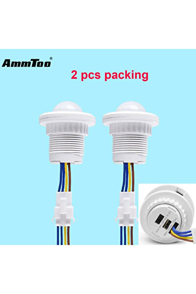 Choice 2 قطعة مستشعر الحركة 2 قطعة مستشعر الحركة PIR مفتاح التحكم التلقائي الذكي مفتاح الإضاءة 220 فولت 110 فولت الوقت Mo