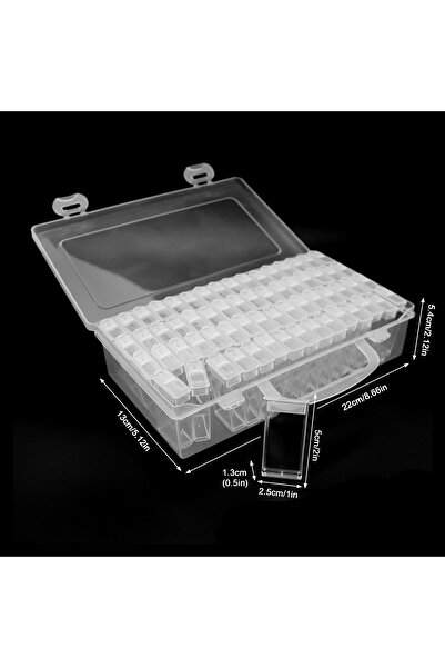 Choice 64 slots Seed Storage Box 64 Slots Seed Organizer with Lid Grid Box Planting Plant Seed Container w