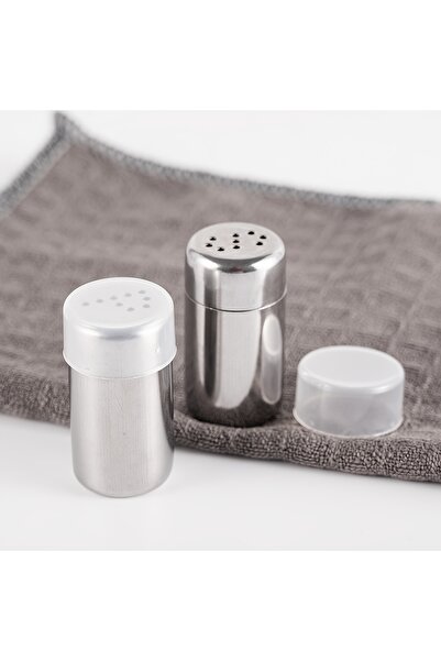 Choice 2 Piece Set 2pcs, Stainless Steel Mini Spice Jars, Portable Outdoor Sa...