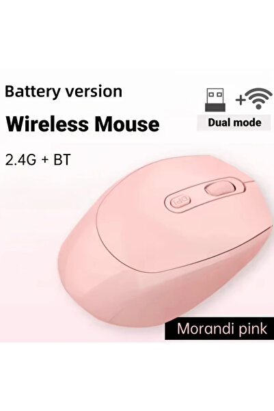 Choice ماوس لاسلكي صامت من بينك كونجدي، متوافق مع تقنية البلوتوث 2.4 جيجاهرتز...