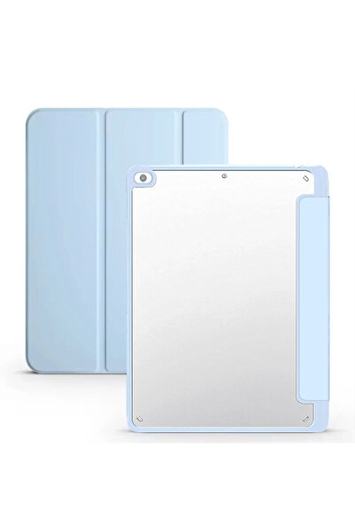 Choice غطاء تابلت YKL أزرق قابل للطي لجهاز iPad Air 1/2 9.7 بوصة 2017 2018 ال...