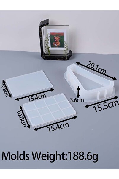 Choice set Rectangle Photo Frame Silicone Mold DIY Horizontal and Vertical Ve...