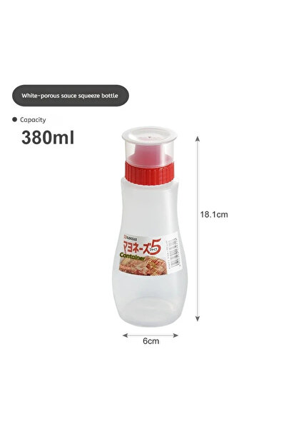 Choice صلصة طماطم حمراء سعة 380 مل، صلصة سلطة، توابل مسامية، زجاجة مضغوطة من البلاستيك الصالح للأكل، مطبخ منزلي