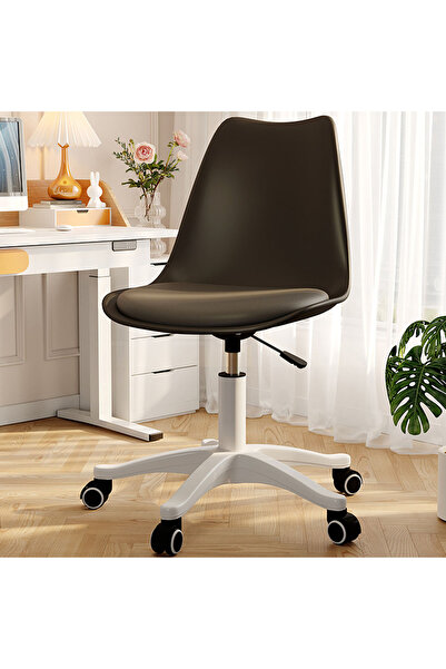 CHOIWIN Ergonomic Adjustable Computer Chair - 360° Rotating Office Chair, Waterproof Seat & Silent Wheels