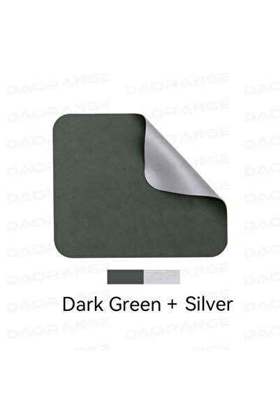 Choice Dark green Silver Creative Universal Anti-slip Mouse Pad Leather Gamin...