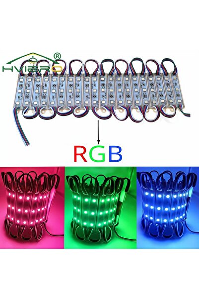 Choice صندوق إضاءة وحدة LED RGB 20 قطعة 5050 مصباح رقعة IP65 مقاوم للماء أبيض...