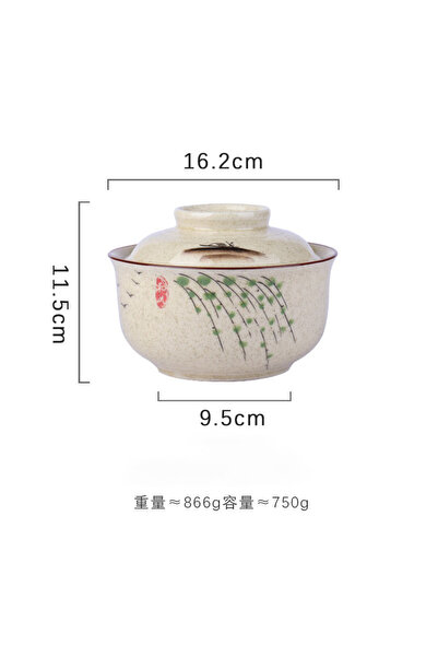 Choice وعاء رامين ياباني سريع التحضير من بي واي دبليو دي إل مع غطاء من السيرا...