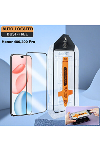 Choice واقي شاشة زجاجي كامل التغطية لهاتف هونر 400 برو (قطعتان) - زجاج مقوى ع...