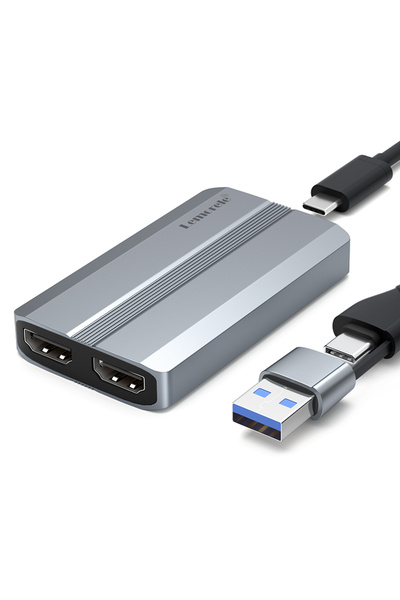 Choice AC06 Lemorele 4K Video Capture Card HDMI-Compatible to USB A/Type-C Video Recorder for Game Recordin