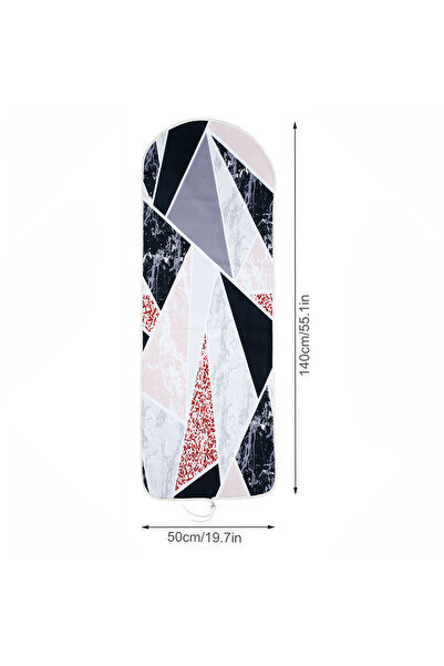 Choice غطاء لوح الكي 140×50 سم مصنوع من القطن بنسبة 100% مع بطانة سميكة ومقاومة للتآكل وقابل للتعديل