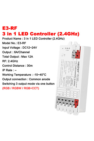 Choice E3-RF Miboxer DC12-24V E2-RF 2in1 E3-RF 3in1 2.4GHzRF Remote Control L...