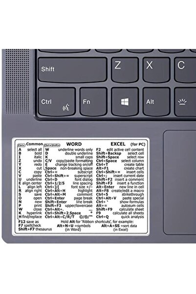 Choice ملصق اختصار لوحة مفاتيح مرجعي أبيض، عدد 1، لجهاز كمبيوتر محمول، عدد 1، تصميم عملي للكمبيوتر