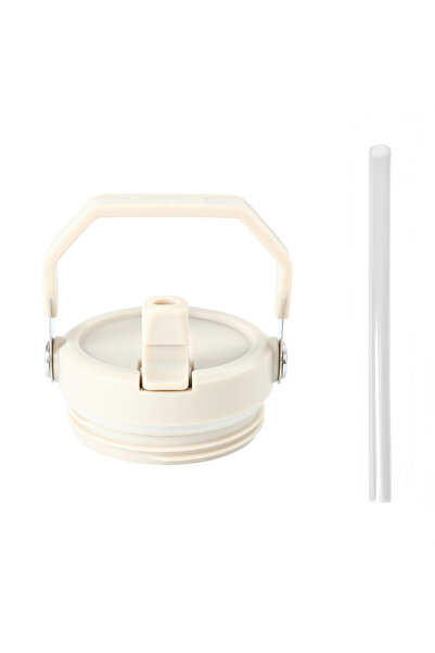 Choice غطاء كوب يدوي جديد أبيض اللون لزجاجة ستانلي 30 أونصة محكمة الغلق، غطاء...