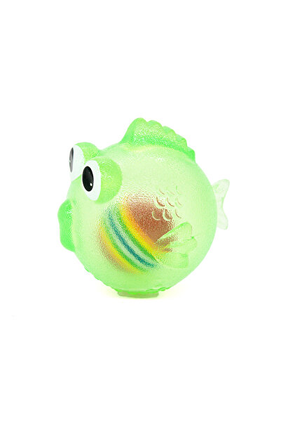 Choice green Dog Chew Toy Teeth Cleaning Silicone Simulation Goldfish Puppy Toy Bite Resistant Squeaky Chew