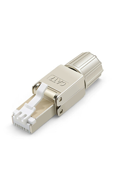 Choice5 10 قطع موصل RJ45 معدني من الفئة 7 بدون أدوات، قابل لإعادة الاستخدام، ...