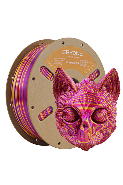 choice2 خيوط طباعة ثلاثية الأبعاد لامعة فاخرة بألوان قوس قزح من ERYONE باللون الأحمر الذهبي والأرجواني، وزن 1 كجم، متعددة الألوان