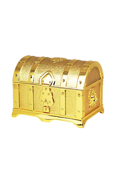 Choice 7 x 5 x 5 cm Gold Color Size 7x5x5cm Vintage Jewelry Box Metal Art Craft Pirates Treasure Chest Trin