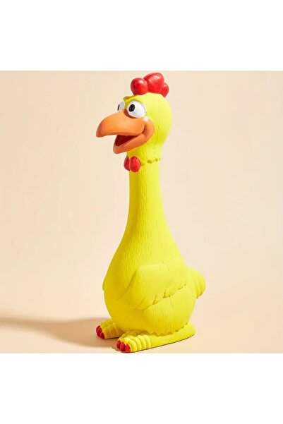 Choice لعبة مضغ للكلاب على شكل دجاجة صفراء كبيرة الحجم من اللاتكس - مصنوعة من...