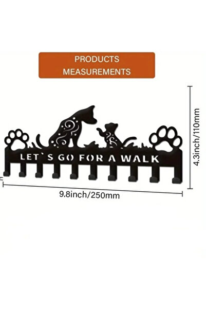 Choice قطعة مميزة للباب الأمامي TY6311-x - حامل مفاتيح حديدي مثبت على الحائط ...