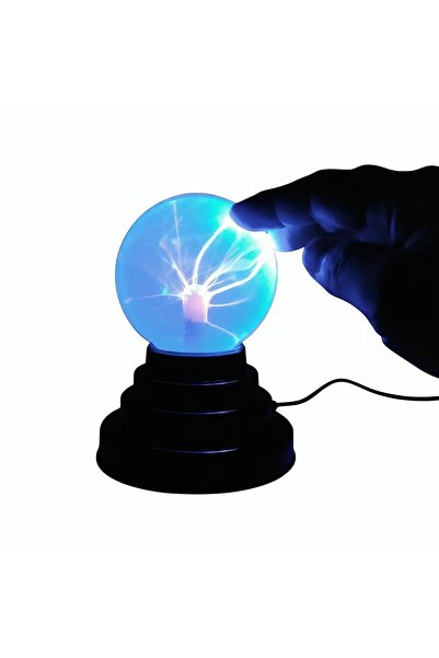Choice 3inch Blue 3 inch Magic Plasma Ball Lamp LED Atmosphere Night Light On...