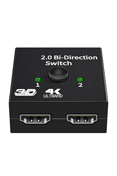 Choice QPQ-2-IN-1 موزع HDMI 4K ثنائي الاتجاه 1x2/2x1 KVM لصندوق التلفزيون PS4...