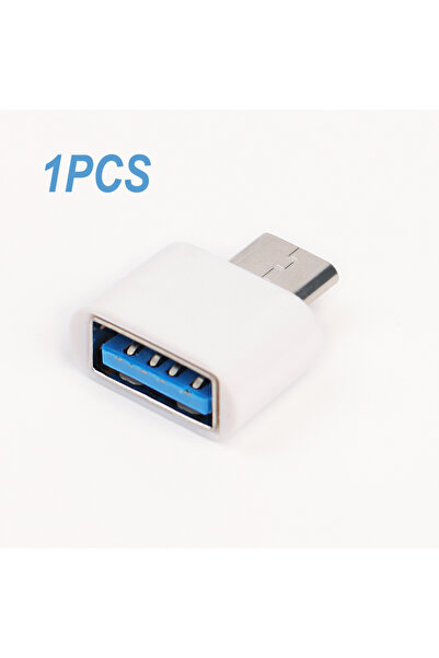Choice 1 حزمة بيضاء 1/5 قطع موصل محول عالمي من النوع C إلى USB 2.0 OTG لأجهزة...