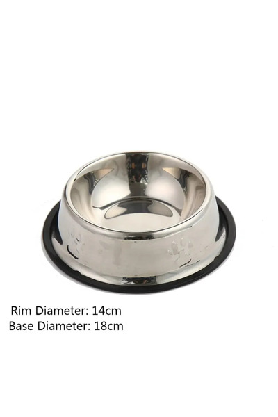 Choice وعاء طعام للقطط من الفولاذ المقاوم للصدأ ACH186 وعاء طعام للحيوانات ال...